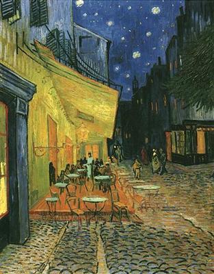 Une terrasse à Arles par Van Gogh