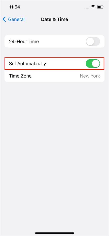 AIDER! Instagram ne me laisse pas me connecter (résolu) Régler la date et l'heure sur automatique sur iPhone
