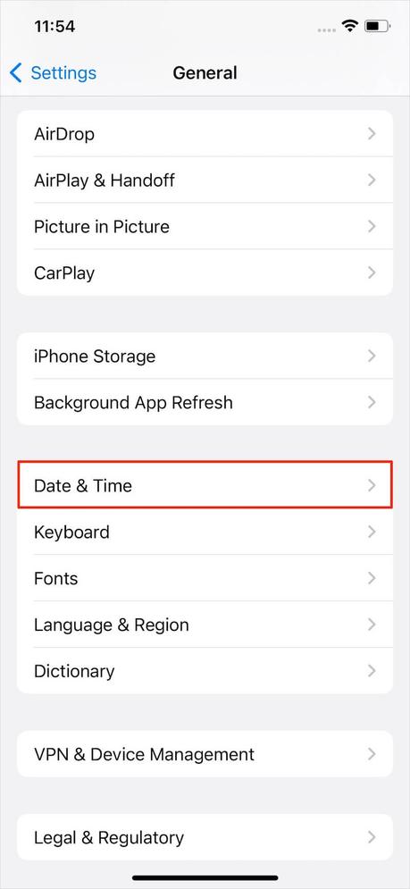 AIDER! Instagram ne me laisse pas me connecter (résolu) Paramètres de date et d'heure sur iPhone