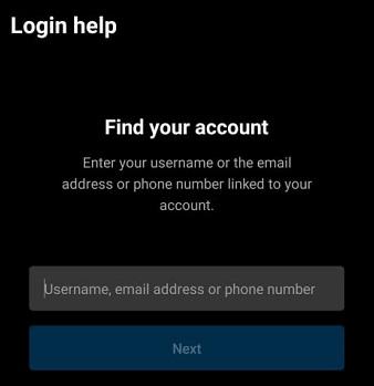 AIDER! Instagram ne me laisse pas me connecter (résolu) Obtenez de l'aide pour trouver votre compte Instagram