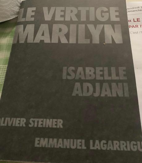 Le vertige Marilyn par Isabelle Adjani à la maison de la Poésie