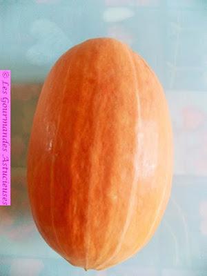 Courge-réceptacle pour accueillir des blettes et des pois cassés (Vegan)