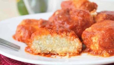 Boulettes de ricotta à la sauce tomate au Thermomix Boulettes de ricotta à la sauce tomate au Thermomix