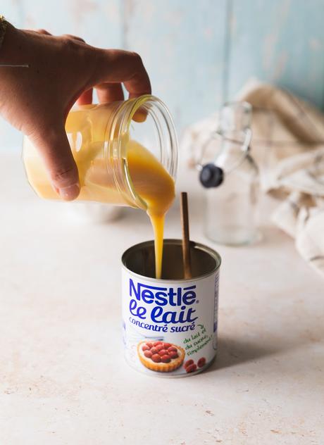 comment faire soi-même sa recette lait concentré sucré Nestlé