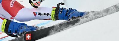 Mes chaussures de ski cassées