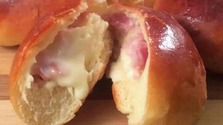 Buns farcis au jambon et au fromage au Thermomix
