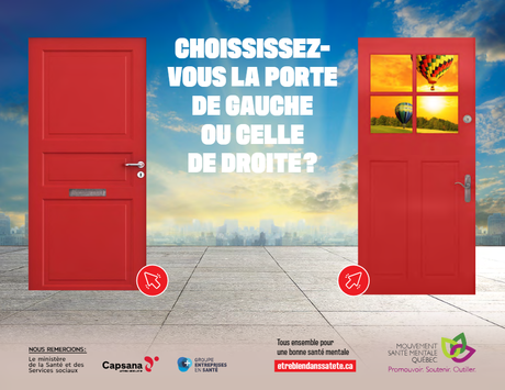 « Choisir, c’est ouvrir une porte », une nouvelle campagne annuelle du Mouvement Santé Mentale Québec