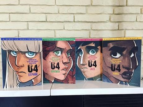 U4 Jules, Yannis, Stéphane, Koridwen – Adrian Huelva, Denis Lapière et Pierre-Paul Renders