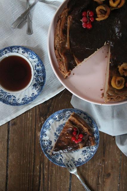 Cuillère et saladier : Flan pâtissier à la noisette (vegan)