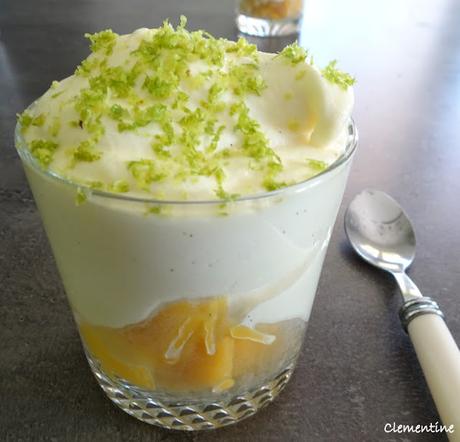 Soufflé (glacé) à la mangue de Cyril Lignac