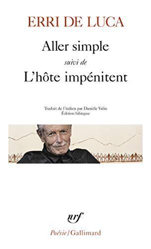 Aller simple de Erri DE LUCA