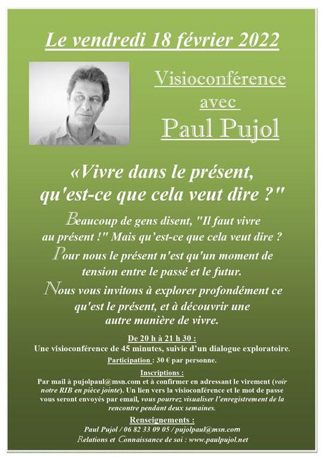 18 février 2022 Visioconférence de Paul Pujol