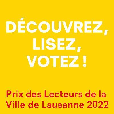 Le Prix des lecteurs de la Ville de Lausanne 2022