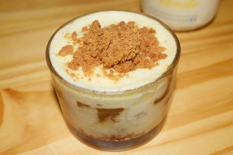 Verrines pommes caramélisées, spéculoos et mascarpone