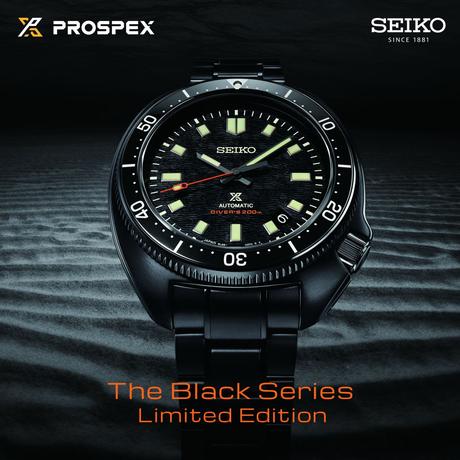 SEIKO : Editions limitées Prospex « Black Series »