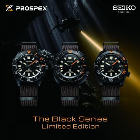 Prospex Black Series en éditions limitées, réinterprétations modernes des modèles de 1965, 1968 et 1970