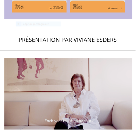 Prix Viviane Esders « Appel à candidature »