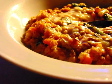 Dahl ou chili aux lentilles et boulgour Dahl ou chili aux lentilles et boulgour