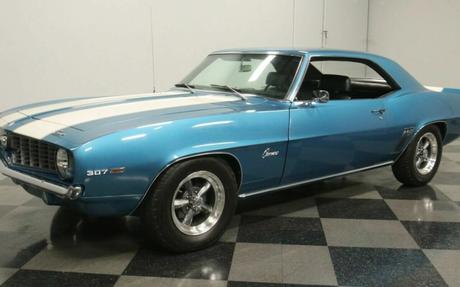 Chevrolet Camaro 1969 bleue d'occasion