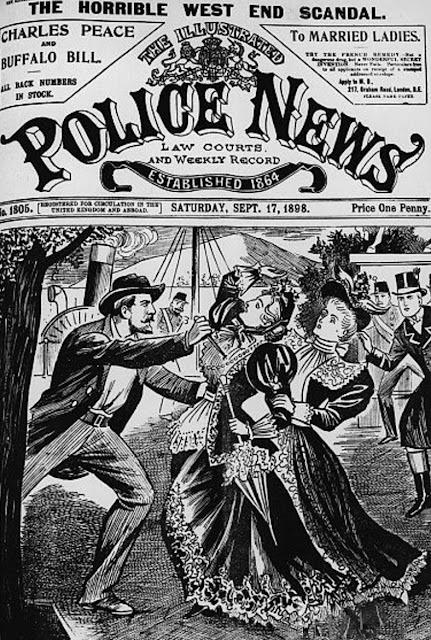 L'assassinat de l'impétratrice Elisabeth d'Autriche à la une du tabloïd 'The illustrated police news'