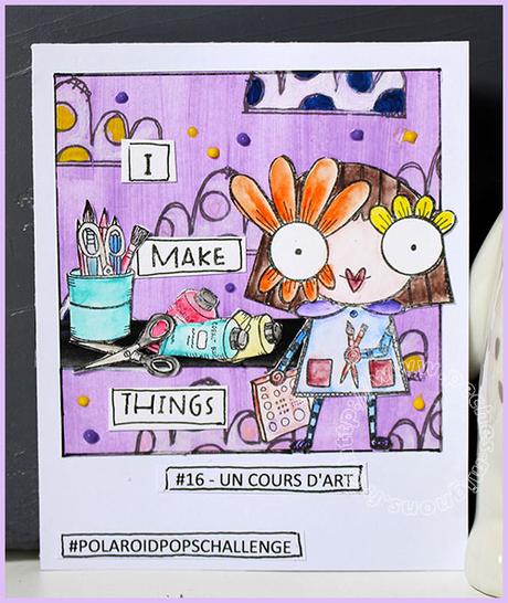 Polaroid pops challenge #16 – un cours d’art