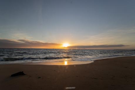 Coucher de soleil à Saint-Nazaire