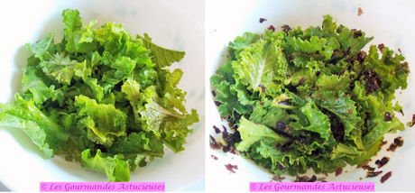 Salade de chou aux lentilles (Vegan)