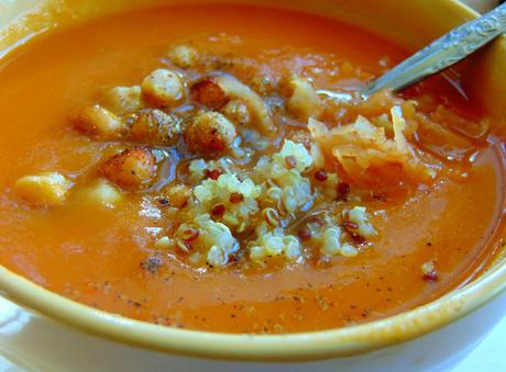 Soupe de patate douce et carotte