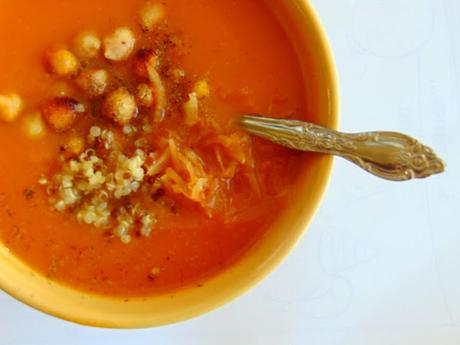 Soupe de patate douce et carotte