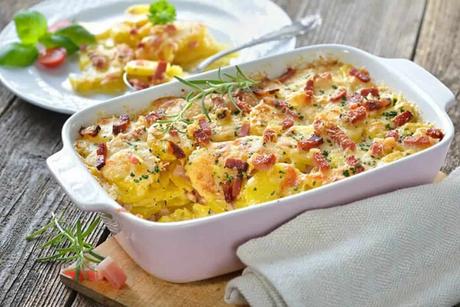 Gratin Léger de pommes de terre et navet