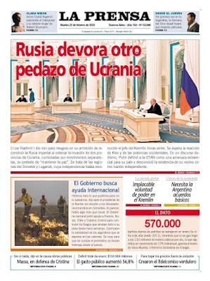 La crise russo-ukrainienne dans la presse du Río de la Plata [ici]