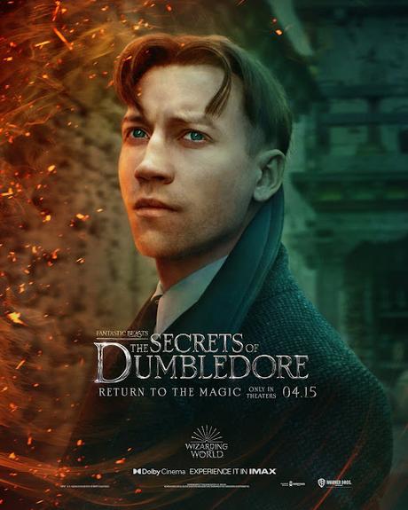 Affiches personnages US pour Les Animaux Fantastiques : Les secrets de Dumbledore de David Yates Affiches personnages US pour Les Animaux Fantastiques : Les secrets de Dumbledore de David Yates
