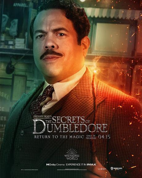 Affiches personnages US pour Les Animaux Fantastiques : Les secrets de Dumbledore de David Yates Affiches personnages US pour Les Animaux Fantastiques : Les secrets de Dumbledore de David Yates