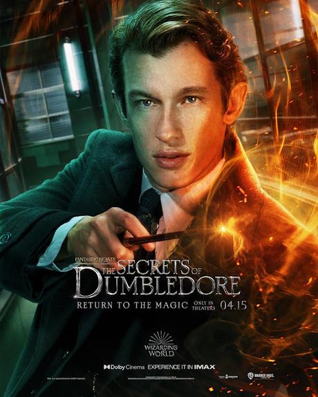 Affiches personnages US pour Les Animaux Fantastiques : Les secrets de Dumbledore de David Yates