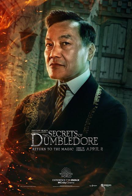 Affiches personnages US pour Les Animaux Fantastiques : Les secrets de Dumbledore de David Yates Affiches personnages US pour Les Animaux Fantastiques : Les secrets de Dumbledore de David Yates