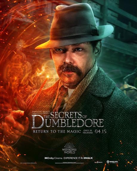 Affiches personnages US pour Les Animaux Fantastiques : Les secrets de Dumbledore de David Yates Affiches personnages US pour Les Animaux Fantastiques : Les secrets de Dumbledore de David Yates