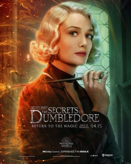 Affiches personnages US pour Les Animaux Fantastiques : Les secrets de Dumbledore de David Yates Affiches personnages US pour Les Animaux Fantastiques : Les secrets de Dumbledore de David Yates
