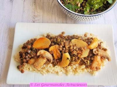 Poêlée de lentilles vertes aux radis noirs (Vegan) Poêlée de lentilles vertes aux radis noirs (Vegan)