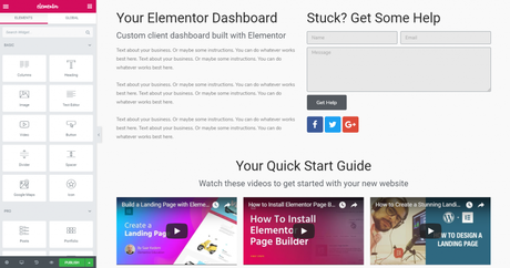 Elementor WordPress CMS