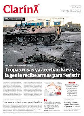 La guerre en Ukraine vue par la presse argentine [ici]