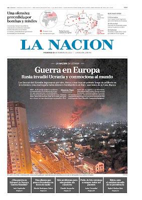 La guerre en Ukraine vue par la presse argentine [ici]