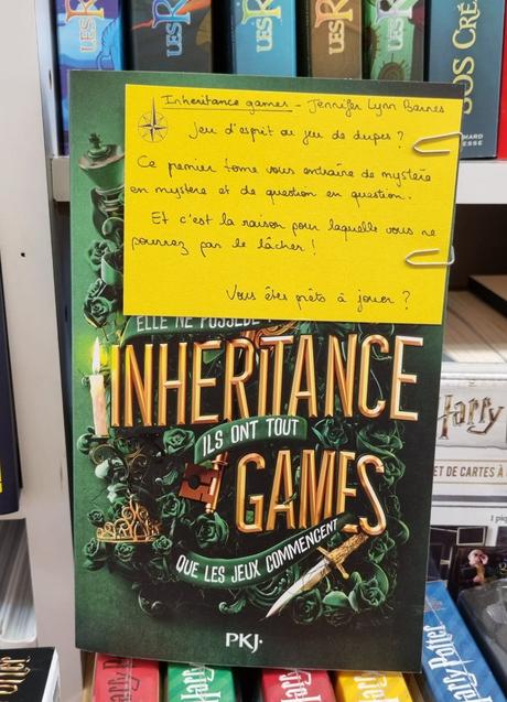 Inheritance Games – tome 1