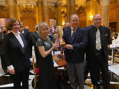 L'hommage du monde des échecs au prince Albert 1er au Casino de Monte-Carlo