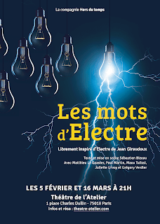 Les Mots d’Electre, texte et mise en scène de Sébastien Bizeau