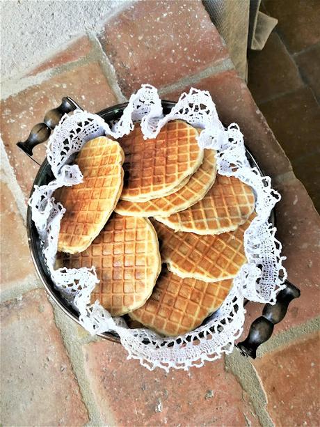 Gaufres fourrées à la vergeoise pour Mardi Gras