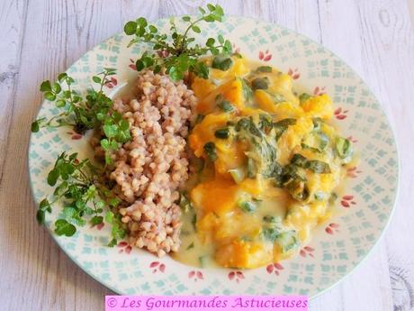 Gratin gourmand à la courge (Vegan et sans gluten)