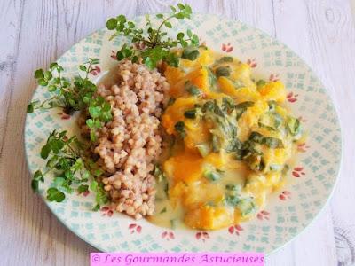 Gratin gourmand à la courge (Vegan et sans gluten) Gratin gourmand à la courge (Vegan et sans gluten)