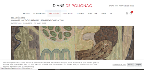 Galerie Diane de Polignac « Les années 1940 »