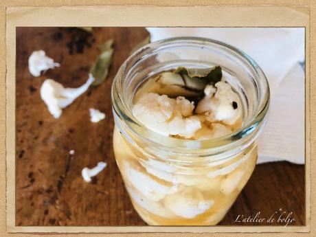 Pickles de chou-fleur à l’indienne