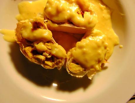 Roulés au jambon {végétal} de maman avec béchamel au fromage Roulés au jambon {végétal} de maman avec béchamel au fromage